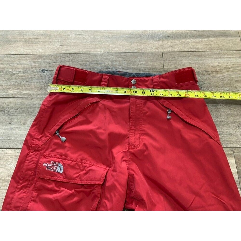 THE NORTH FACE FREEDOM HYVENT SNOW BOARD SKI PANT MENS M RED AHJK SHELL CARGO - Picture 7 of 13